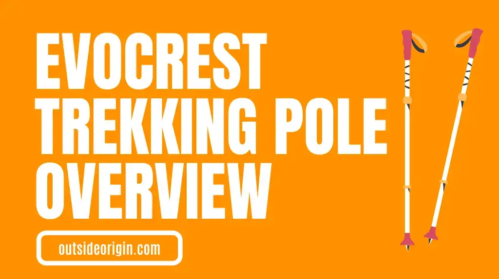 Evocrest Carbon Fiber Trekking Pole Overview