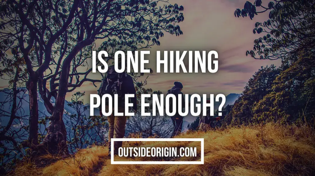 Is One Hiking Pole Enough