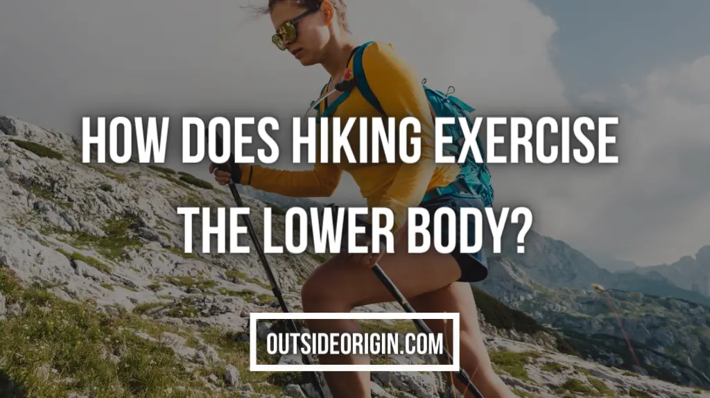 How does hiking exercise the lower body